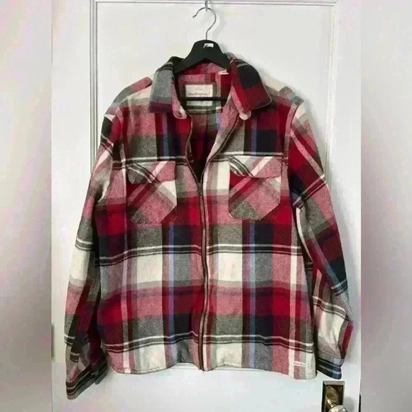 Flannel zip up shirt/jacket - Picture 1 of 4